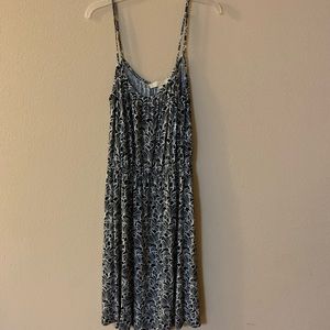 Loft black and white sundress